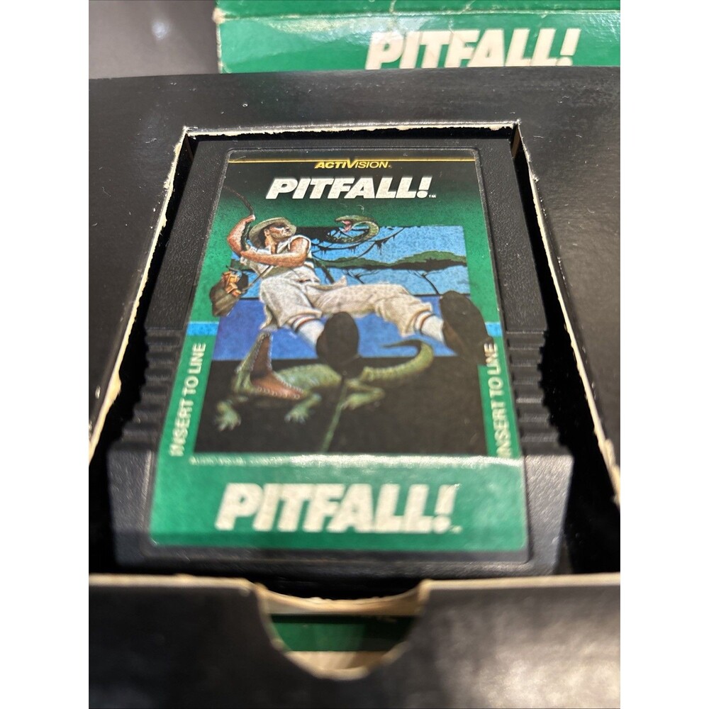 Pitfall! Intellivision Game Cartridge In Box With Overlay - Picture 4 of 4